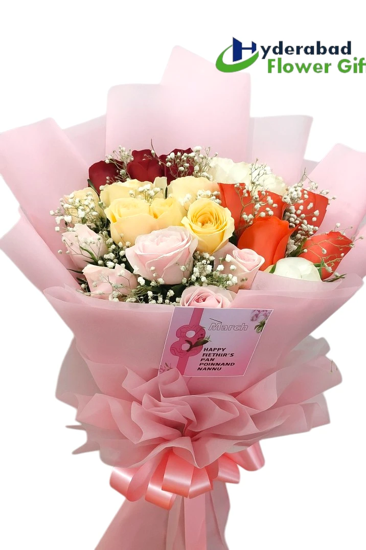 Mix Flower Bouquet For Valentine