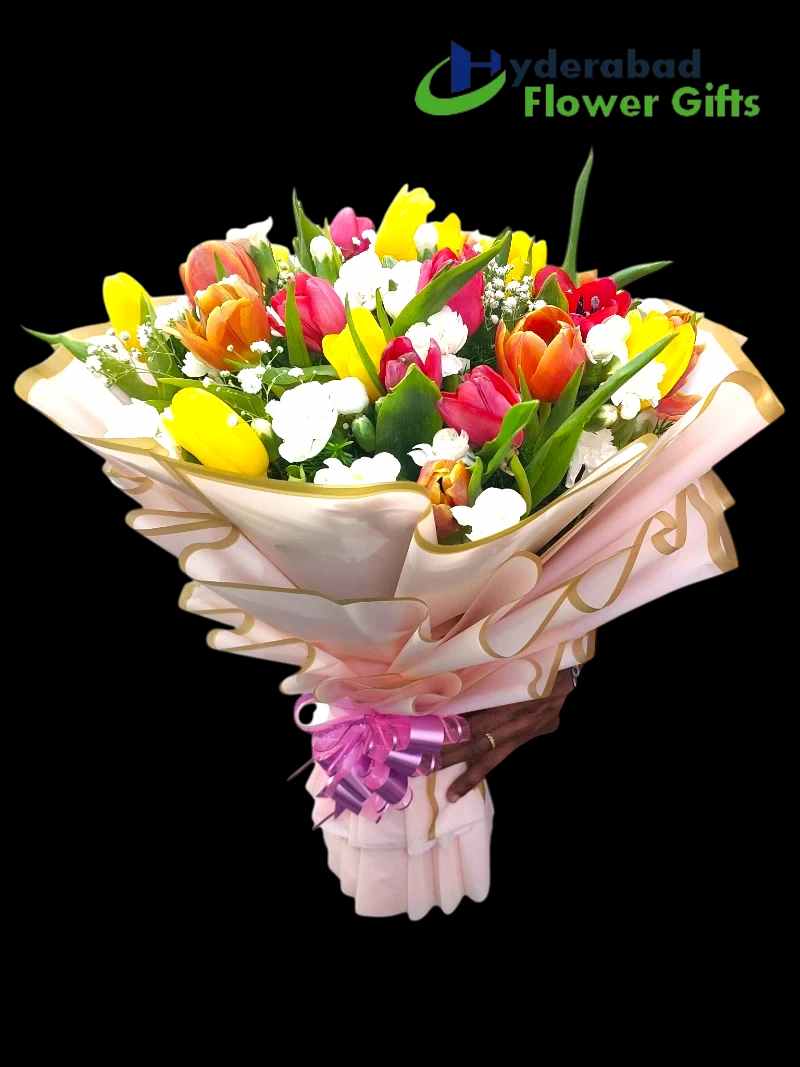 Tulips Special – Handcrafted Tulip Bouquet